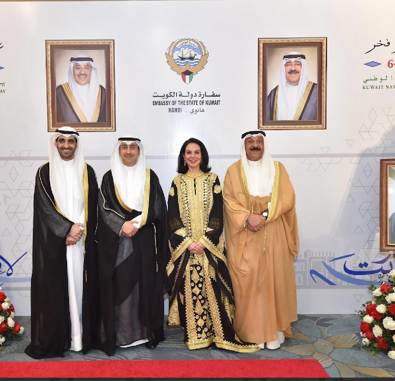 Kuwait's embassy in Vietnam celebrating Kuwait's 64th National Day and 34th Liberation Day