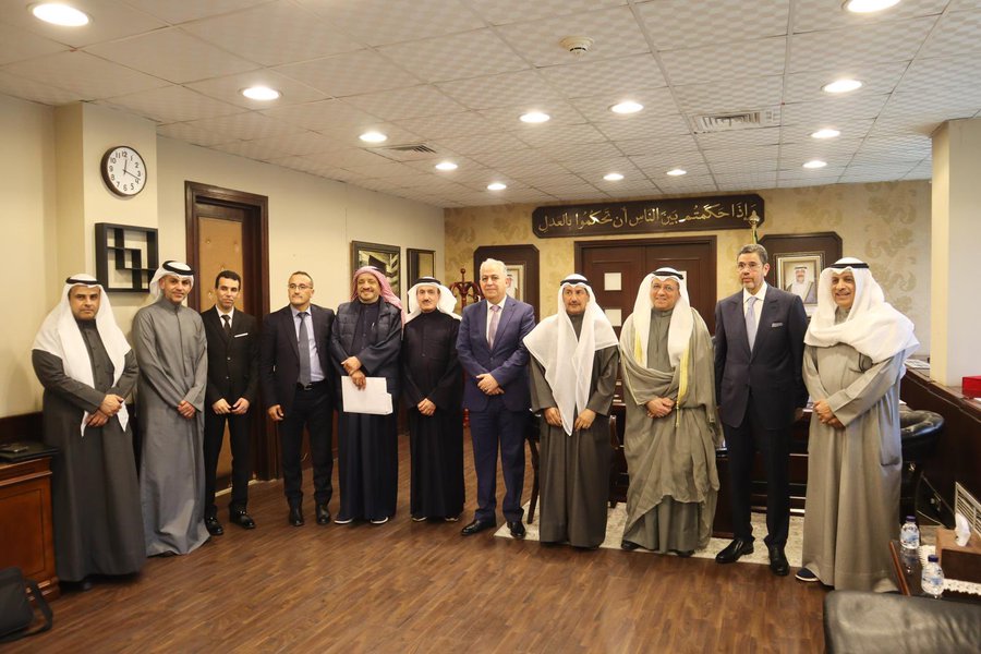 رئيس المجلس الأعلى للقضاء المستشار عادل بورسلي ووفد المملكة المغربية