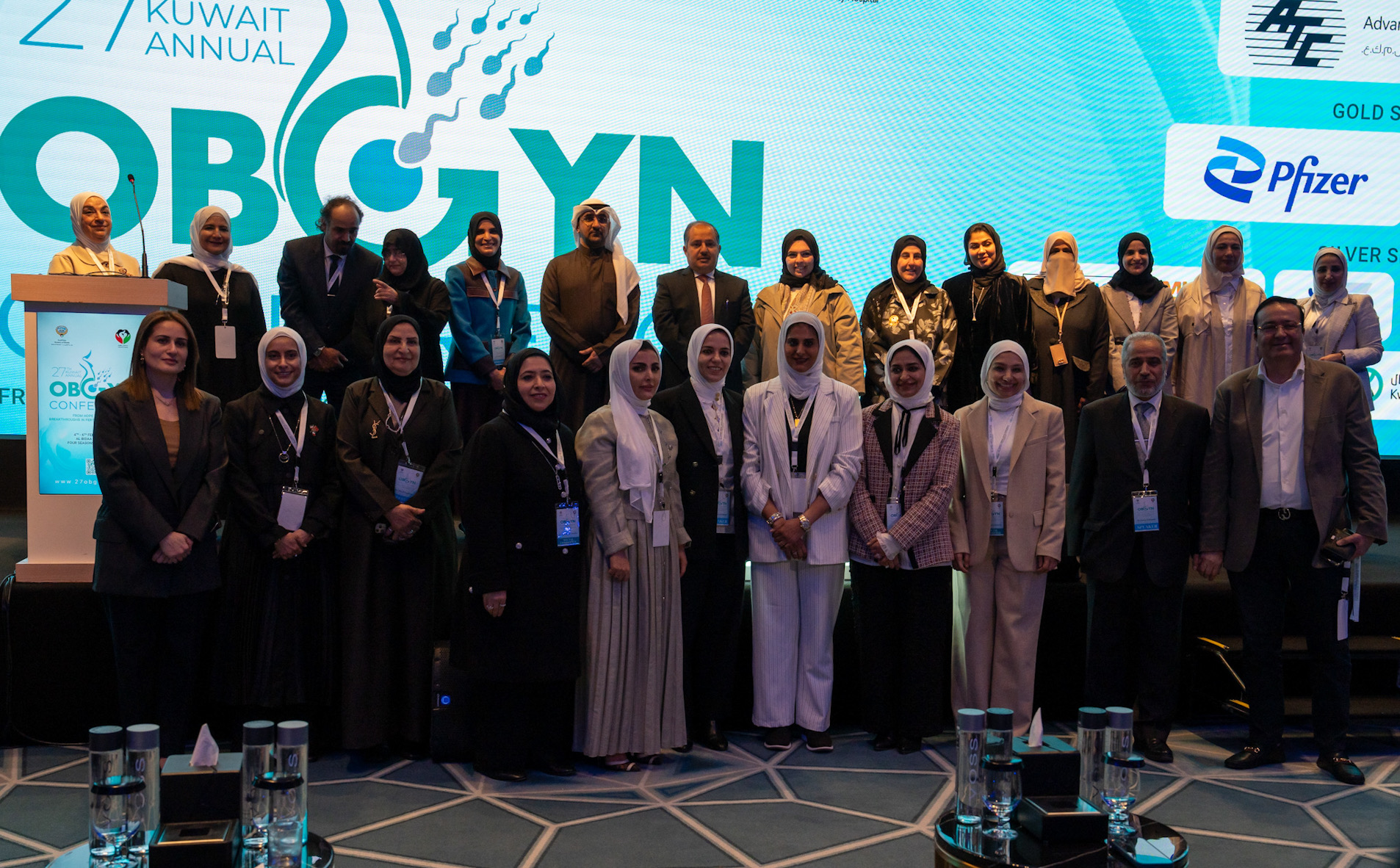 Les participants au congrès annuel de gynécologie et d’obstétrique