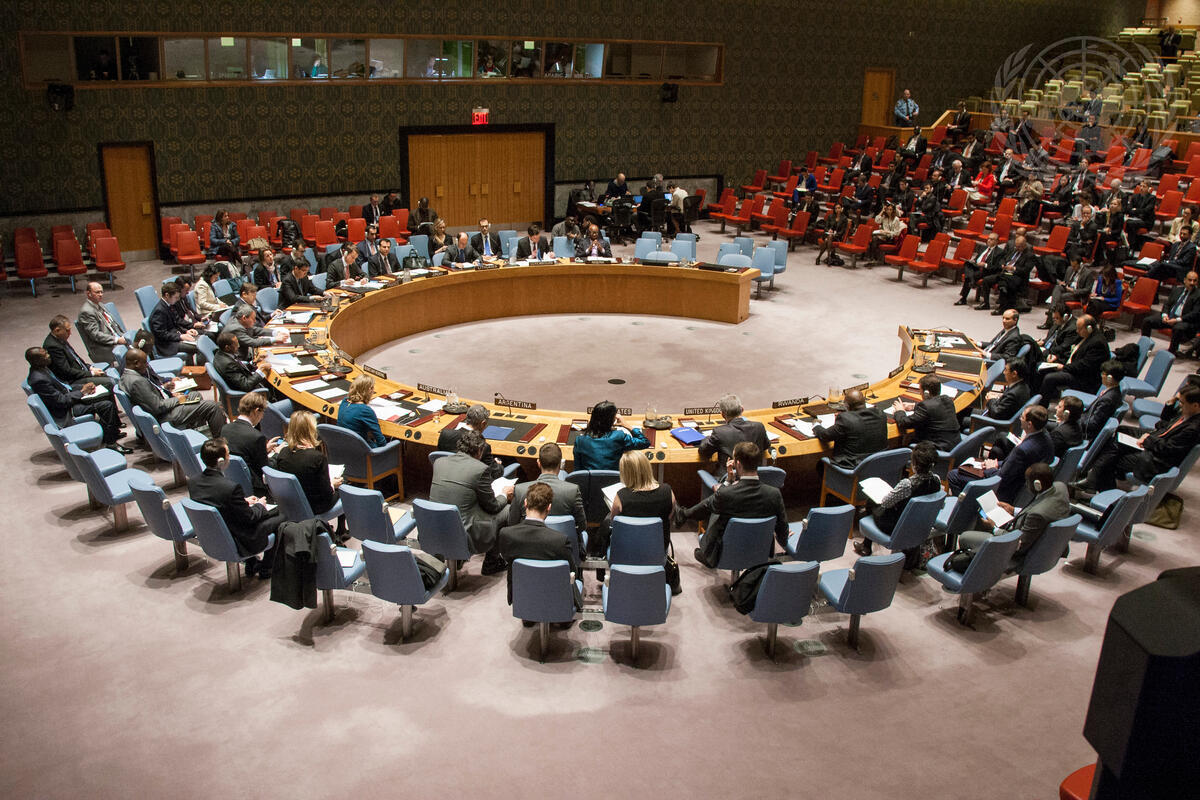 UNSC meeting