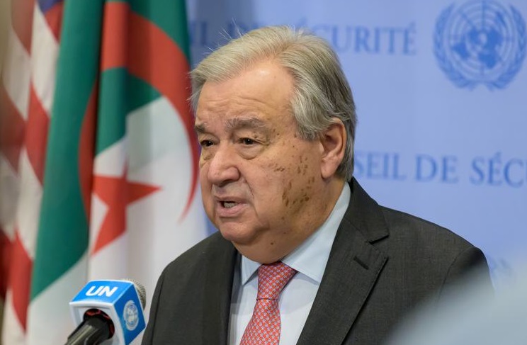 UN Secretary General Antonio Guterres