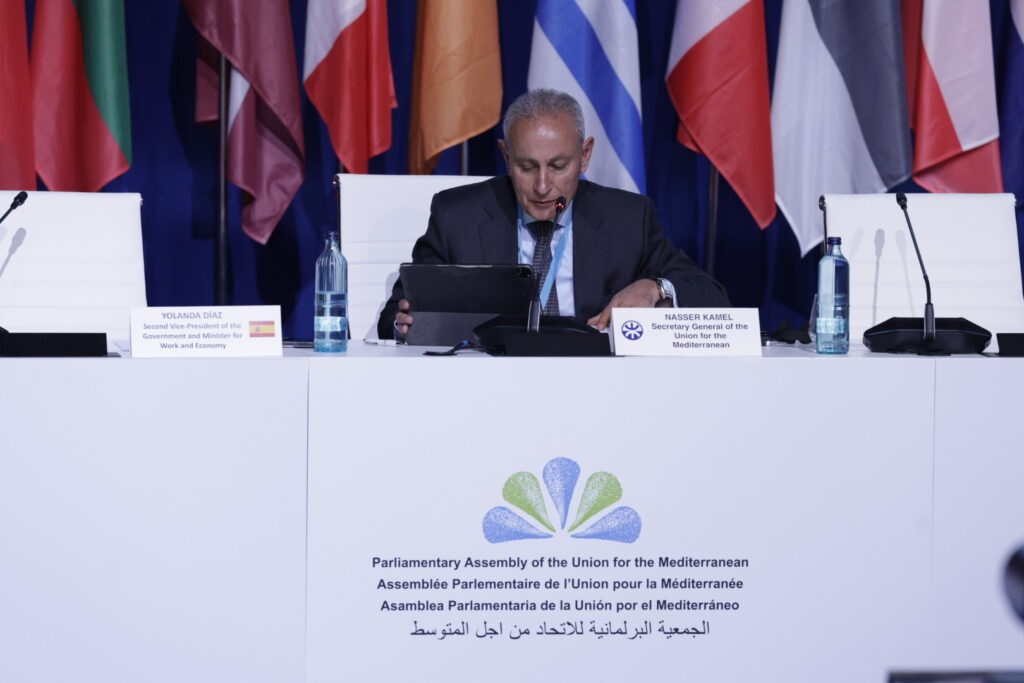 الأمين العام للاتحاد من أجل المتوسط خلال المنتدى