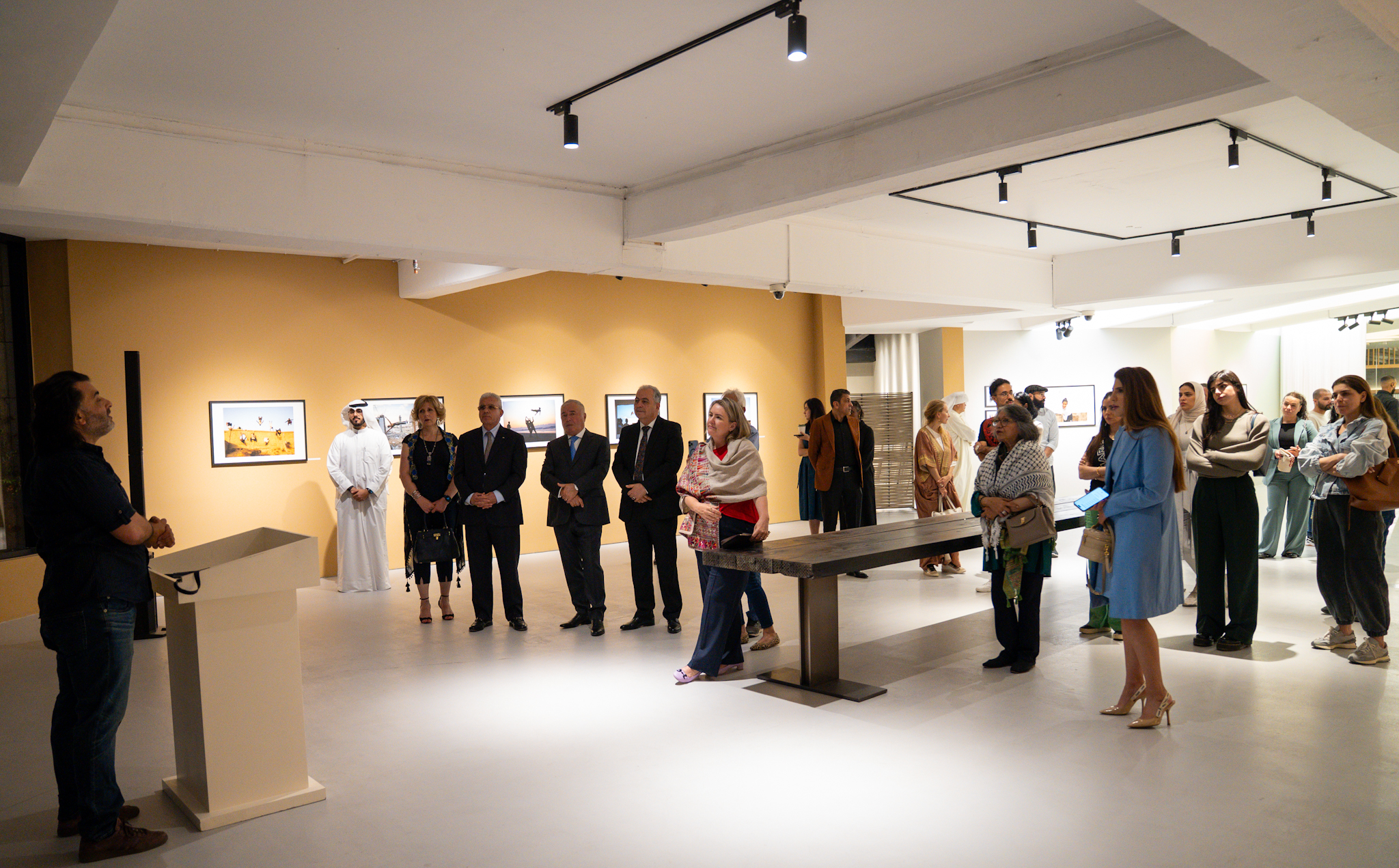 Part of the art exhibition