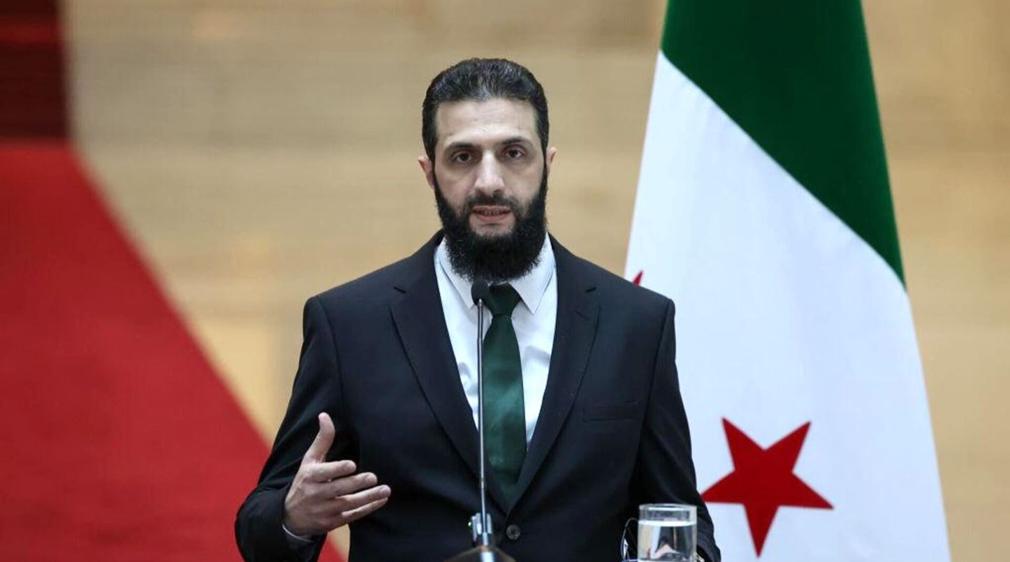 Syrian President Ahmad Al-Sharaa