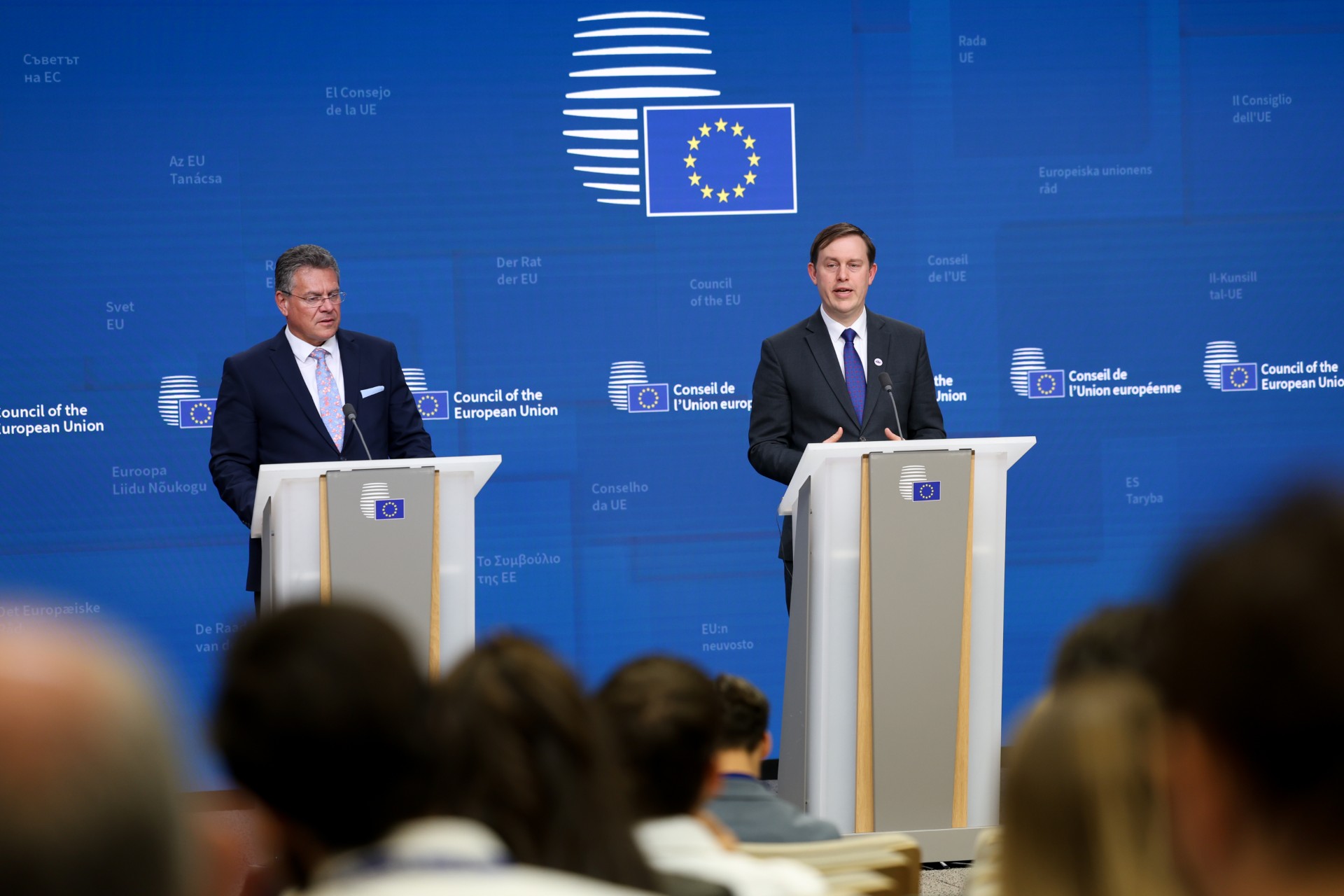 مفوض الاتحاد الأوروبي لشؤون التجارة ماروش شيفتشوفيتش