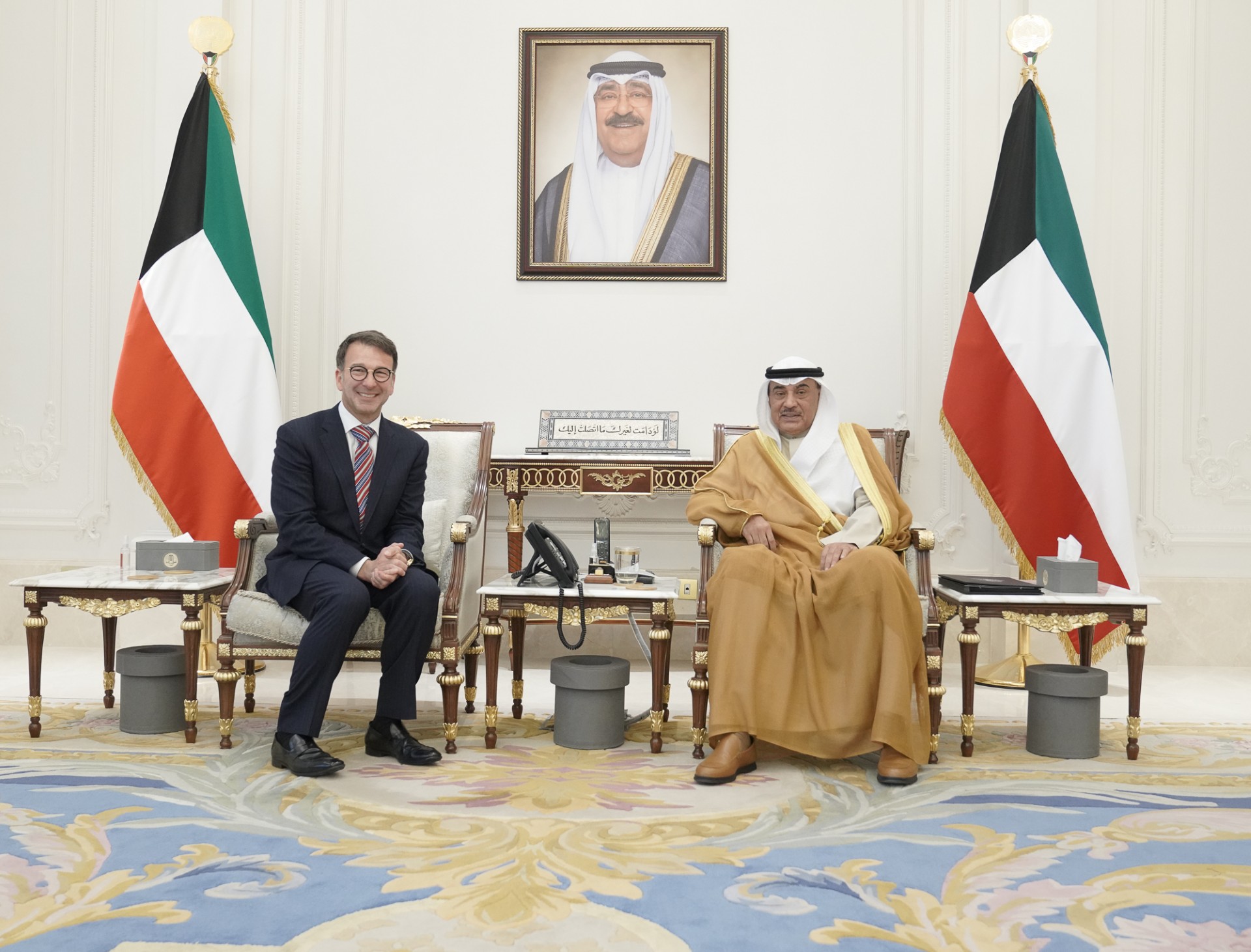 His Highness the Crown Prince received Microsoft's visiting Executive Vice President and Chief Commercial Officer 