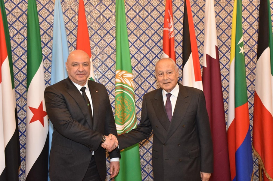 Le chef de la Ligue arabe avec le président libanais