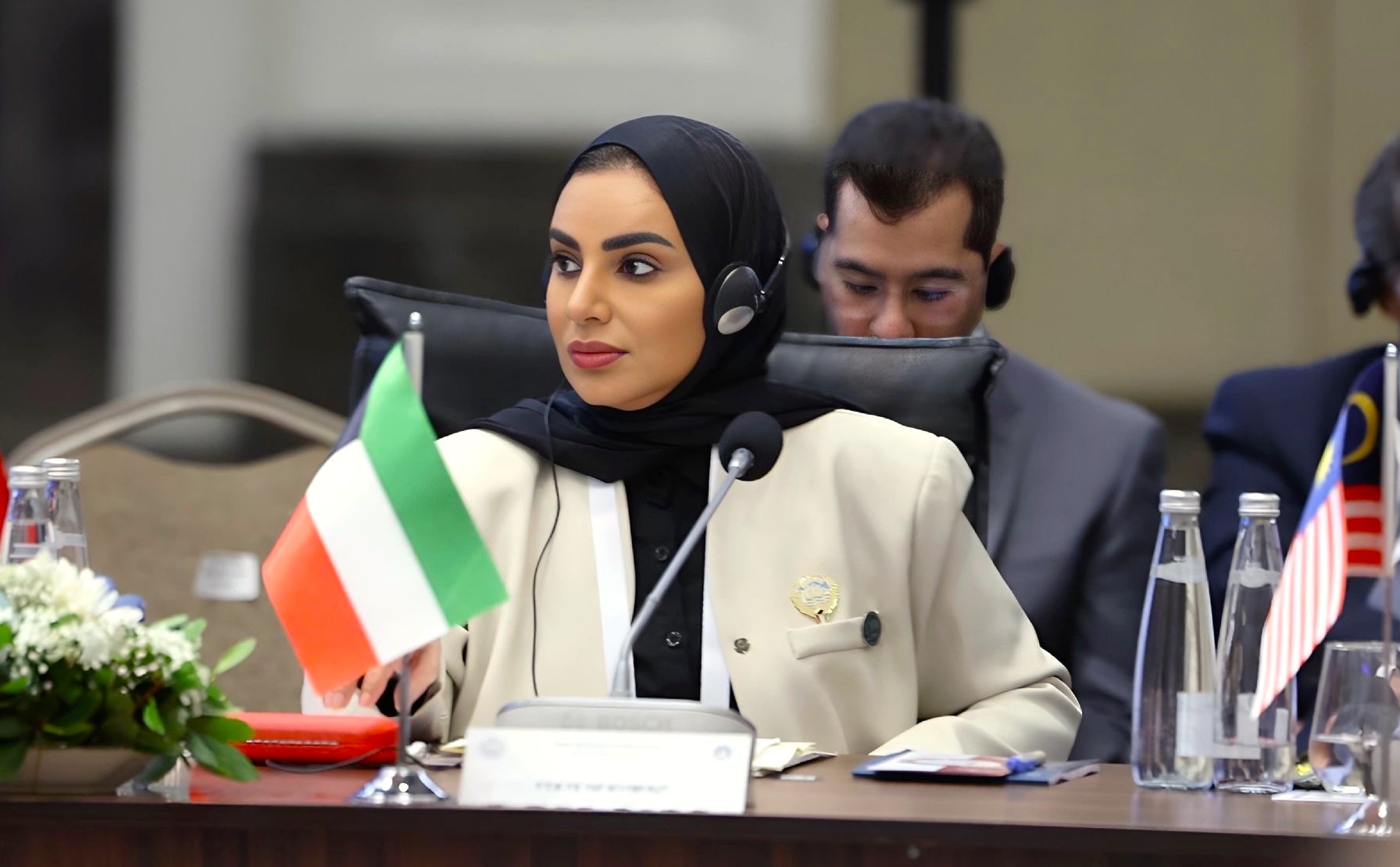 La ministre des Affaires sociales, de la Famille et de l'Enfance, Amthel Al-Huwaila.