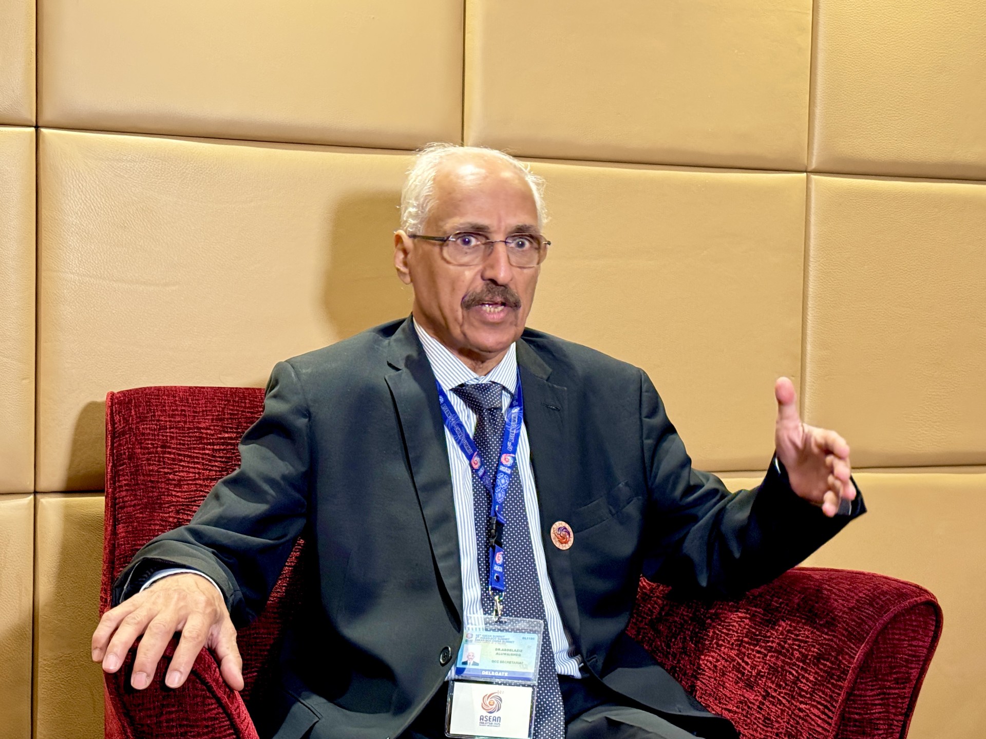 GCC Assistant Secretary-General for Political Affairs and Negotiations Dr. Abdulaziz Al-Owaisheq