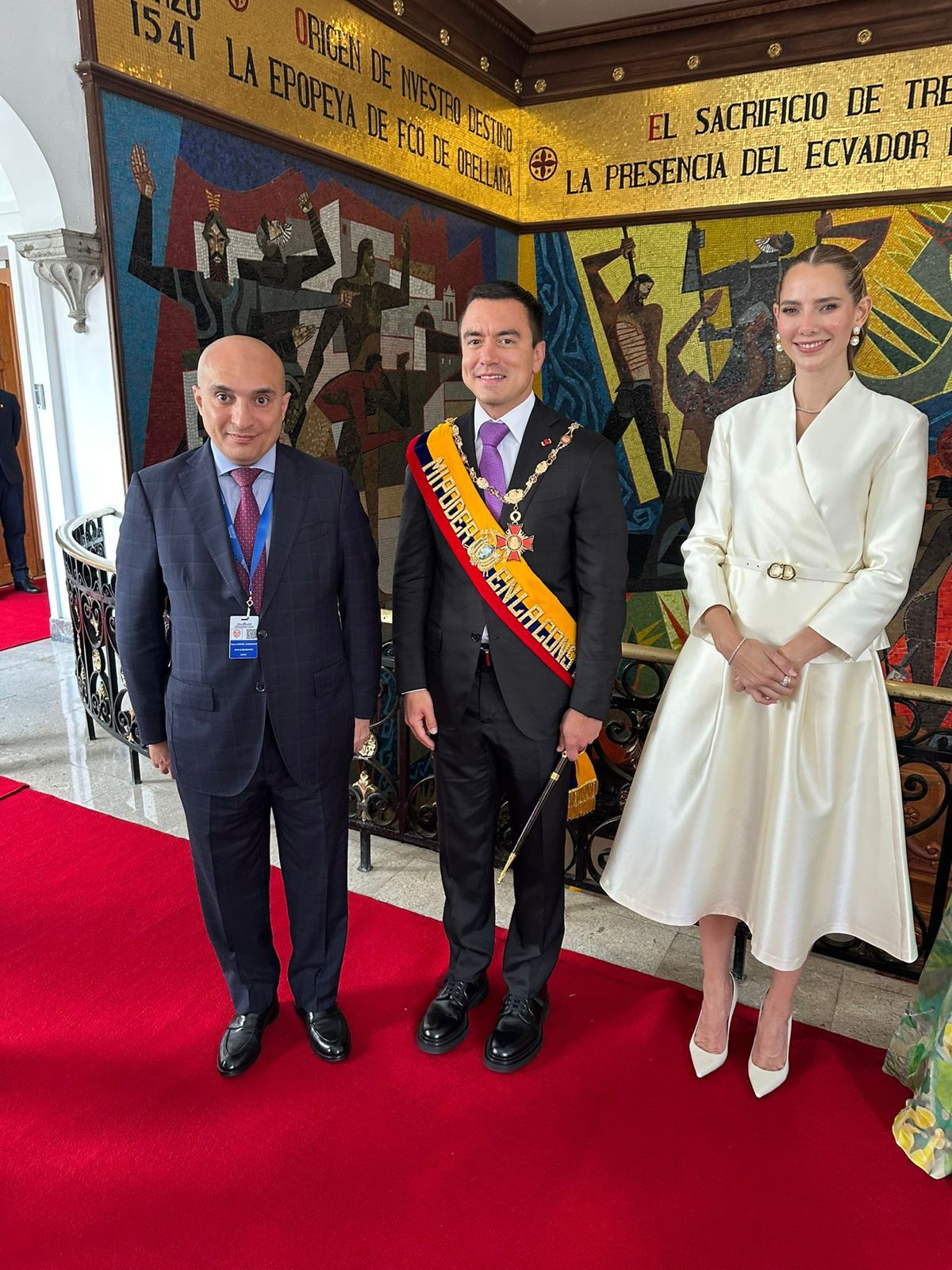 سفير دولة الكويت لدى البرازيل طلال المنصور يشارك في حفل مراسم تنصيب رئيس الإكوادور