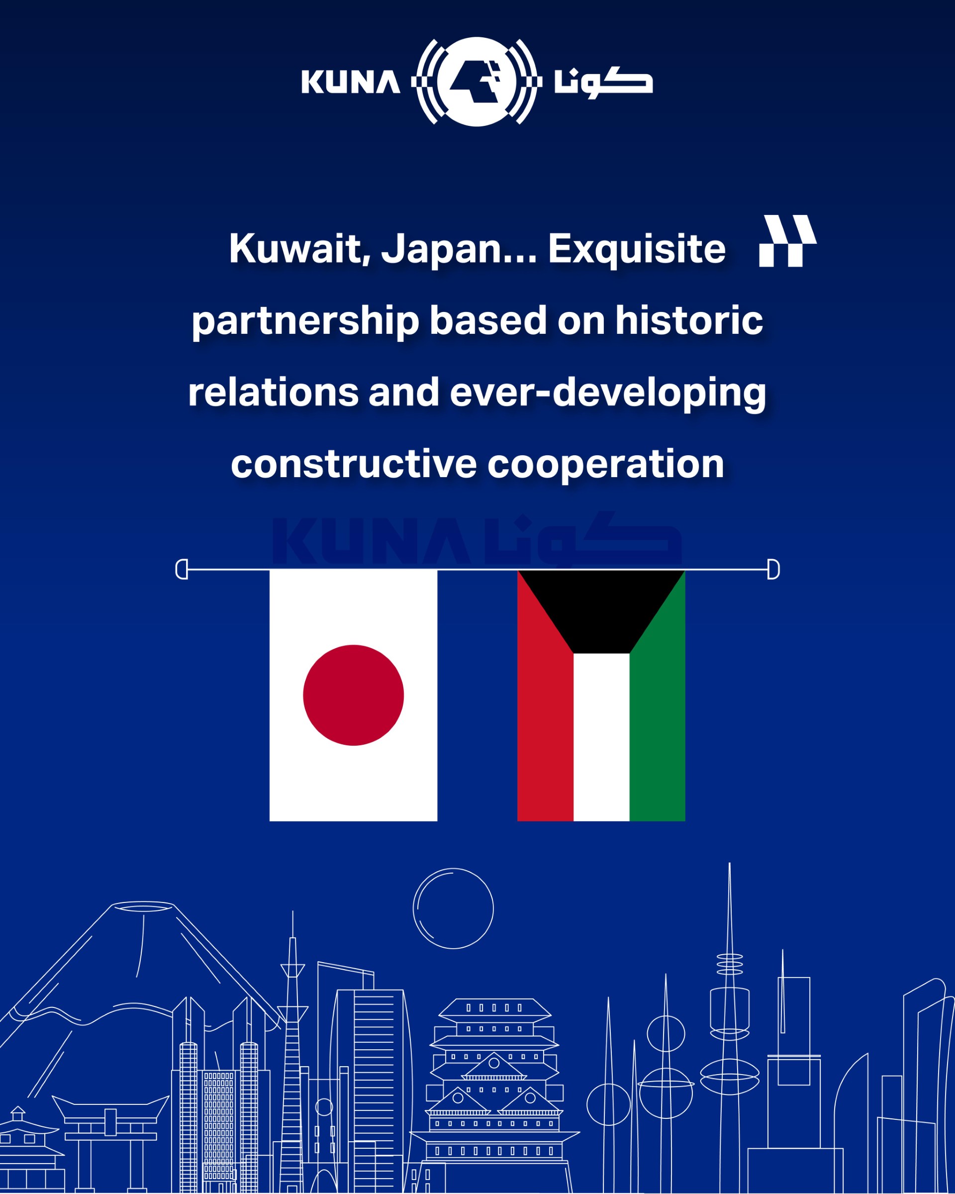 Kuwait, Japan...exquisite partnership based on historical relations                                                                                                                                                                                       