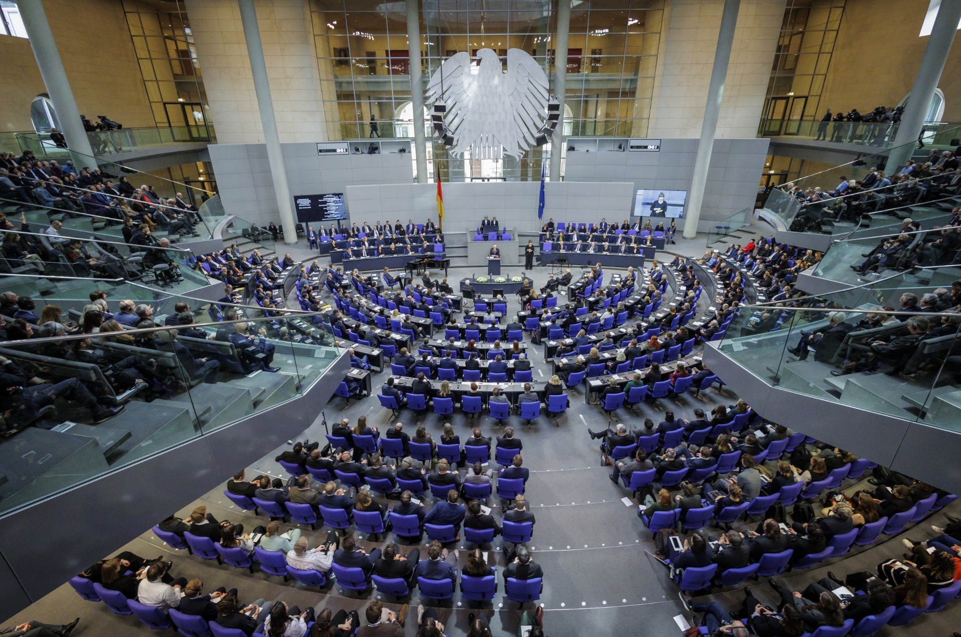 The Bundestag federal parliament