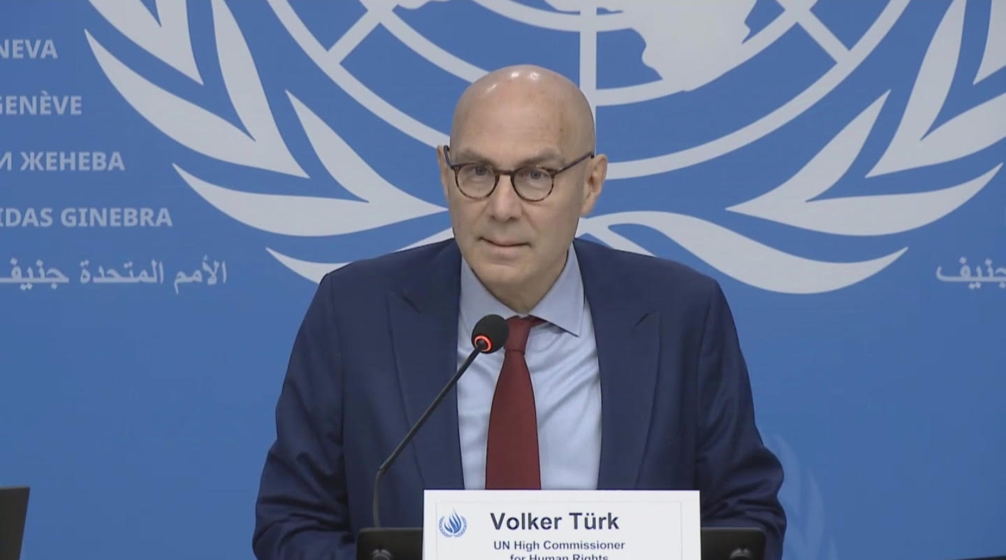 The United Nations High Commissioner for Human Rights Volker Turk