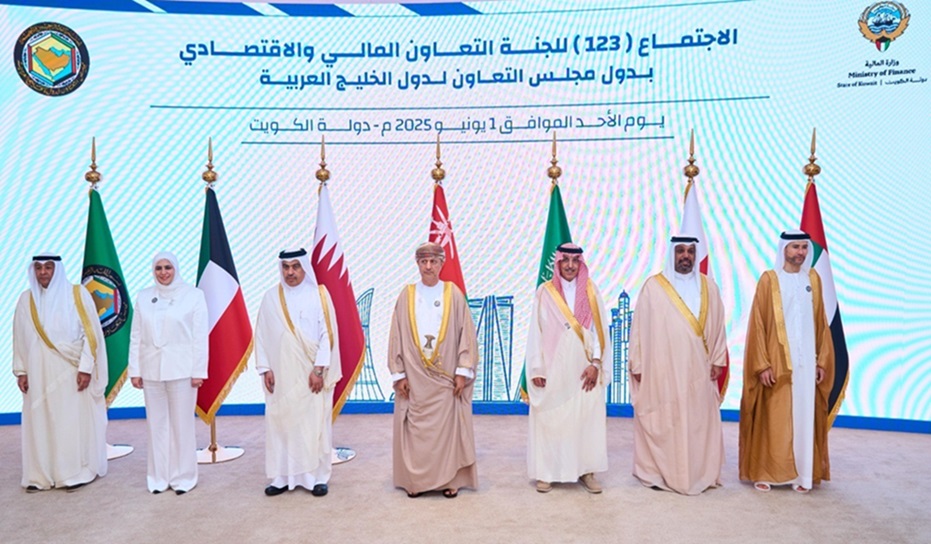 GCC secretary general Jasem Al-Bedaiwi at the gathering of the six-member bloc's financial and economic cooperation committee in Kuwait