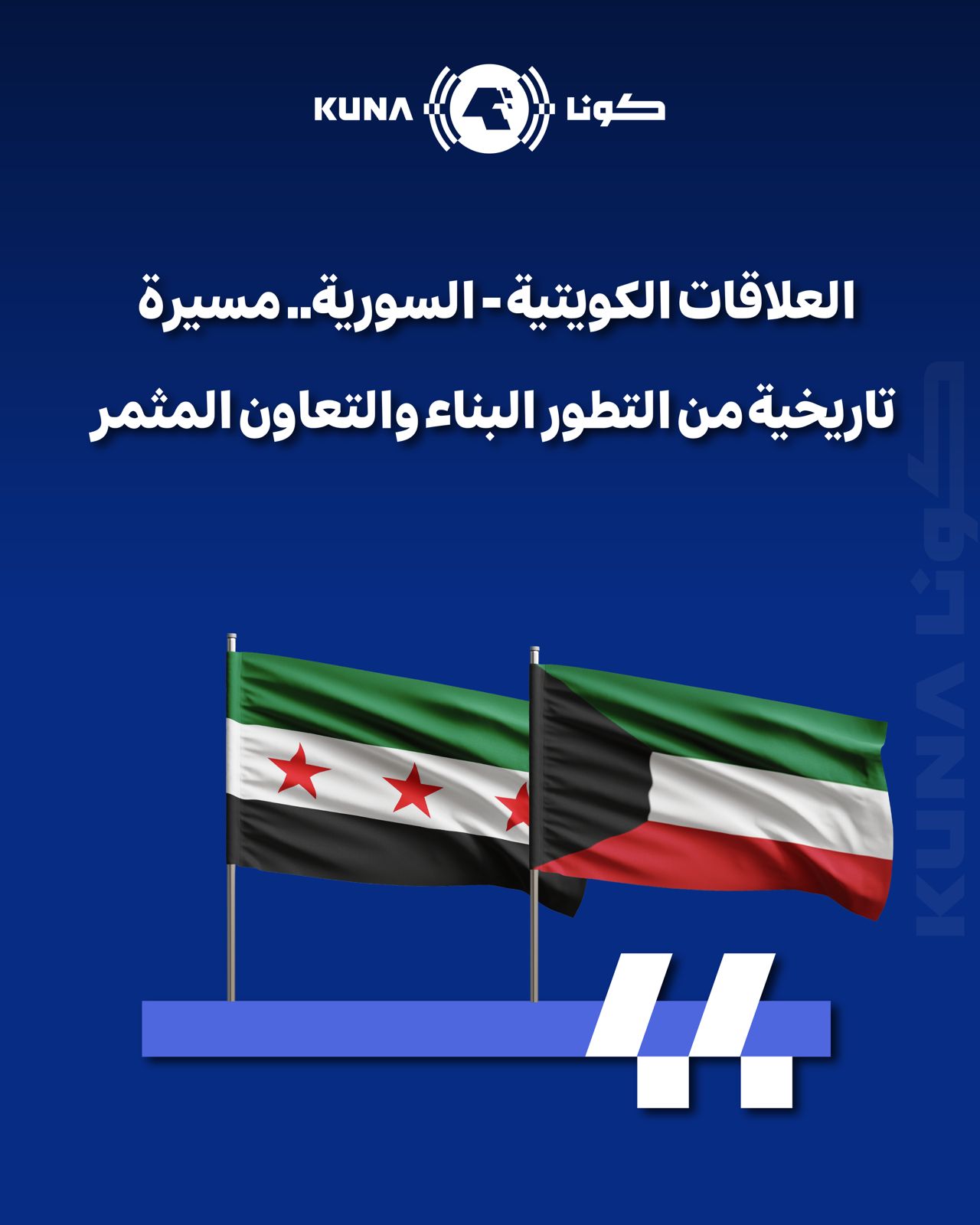 العلاقات الكويتية - السورية.. مسيرة تاريخية من التطور البناء والتعاون المثمر                                                                                                                                                                              