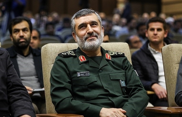 Commander of the Iranian Aerospace Force of Brigadier General Amirali Hajizadeh