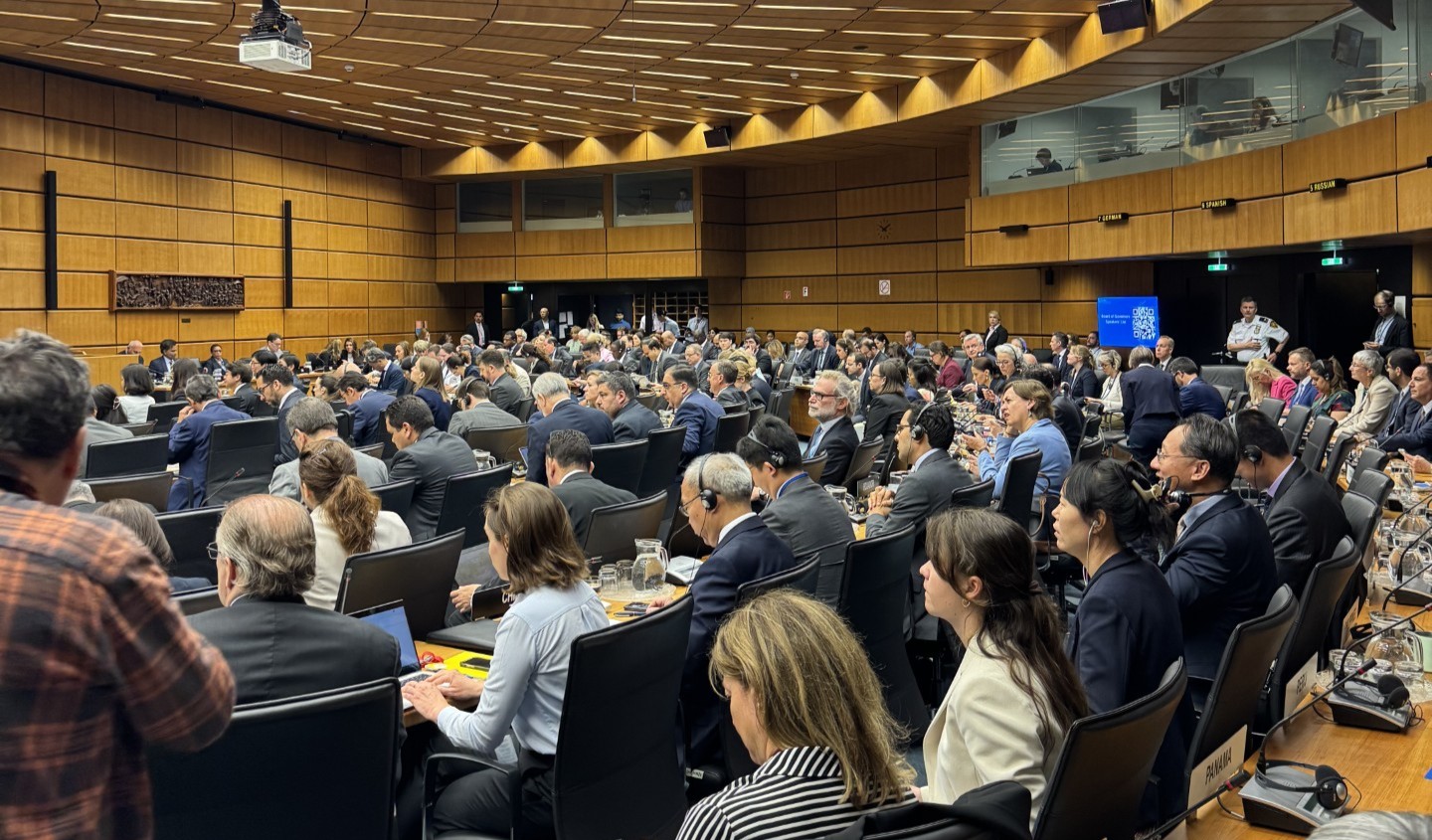 IAEA holds an emergency closed-meeting at the agency's headquarters in Vienna