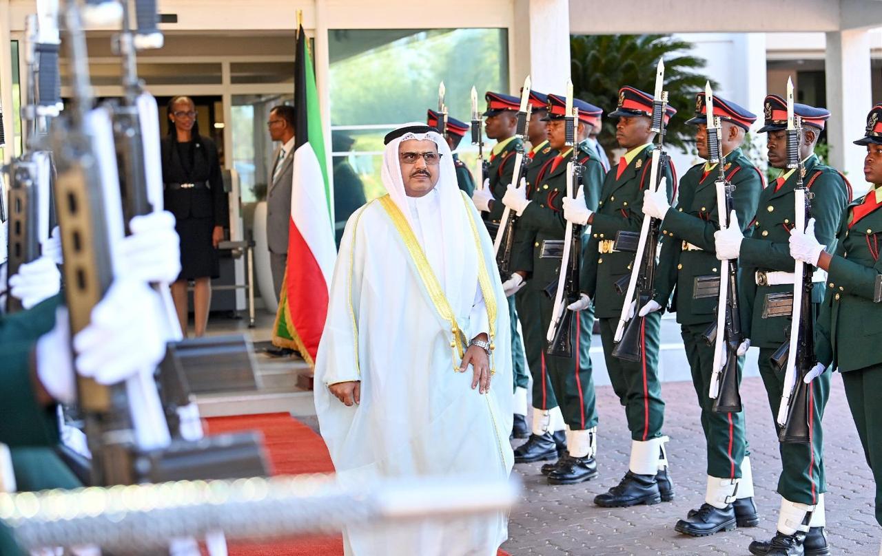 سفير دولة الكويت لدى جنوب افريقيا سالم الشبلي يقدم أوراق اعتماده سفيرا فوق العادة ومفوضا لدولة الكويت