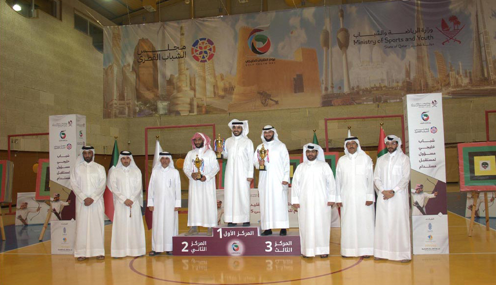 أبطال "شباب الخليج" في رماية القوس بالدوحة