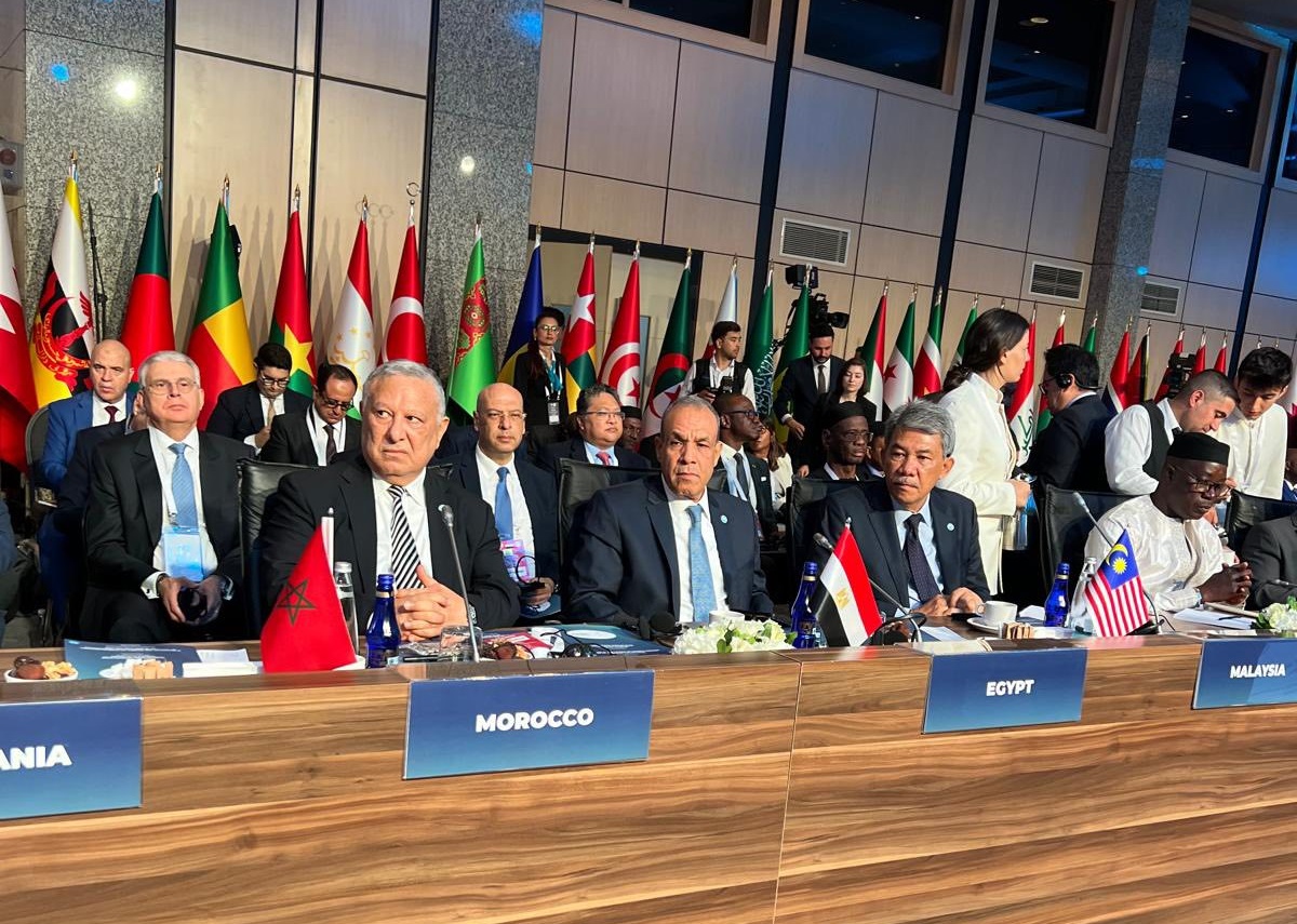 وزير الخارجية والهجرة المصري الدكتور بدر عبد العاطي خلال مشاركته في الدورة الـ51 لمجلس وزراء منظمة التعاون الإسلامي