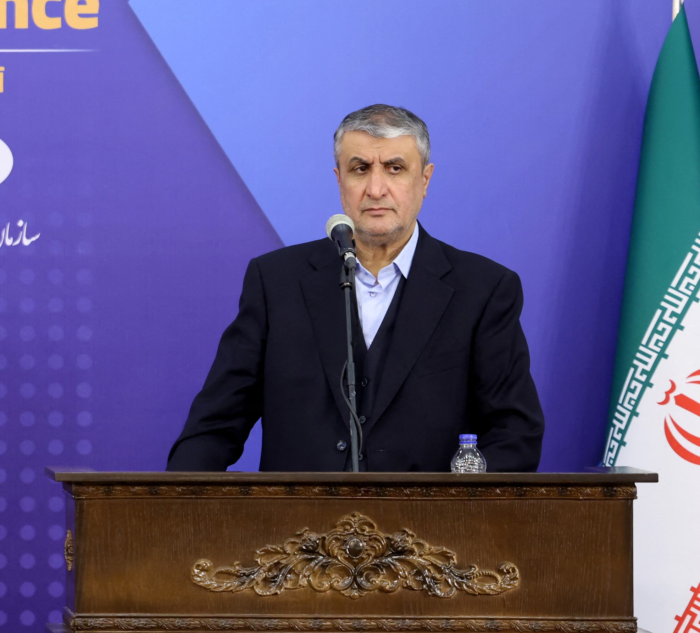 Head of the Atomic Energy Organization of Iran Mohammad Eslami