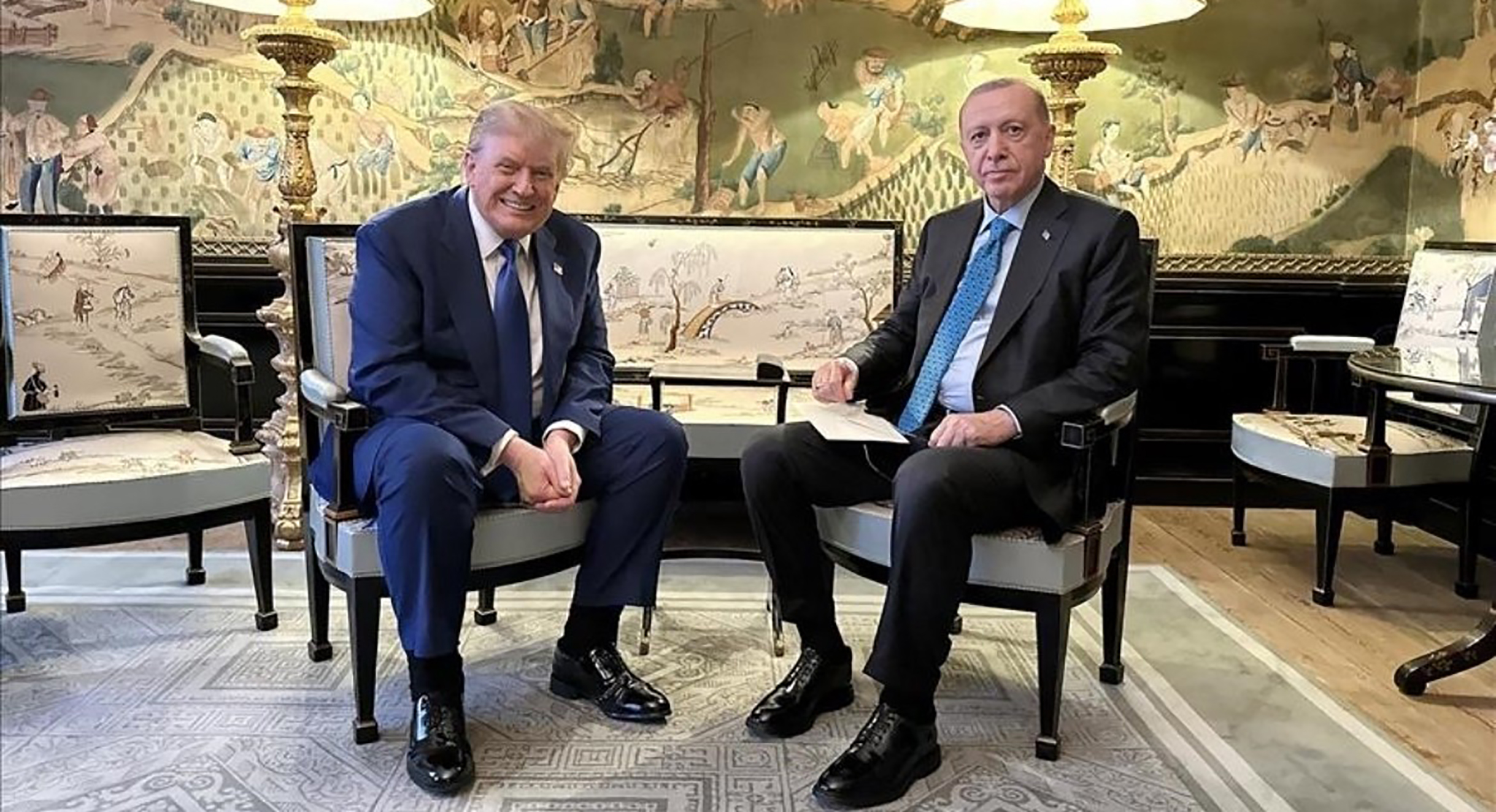 الرئيس التركي رجب طيب أردوغان مع نظيره الأميركي دونالد ترامب