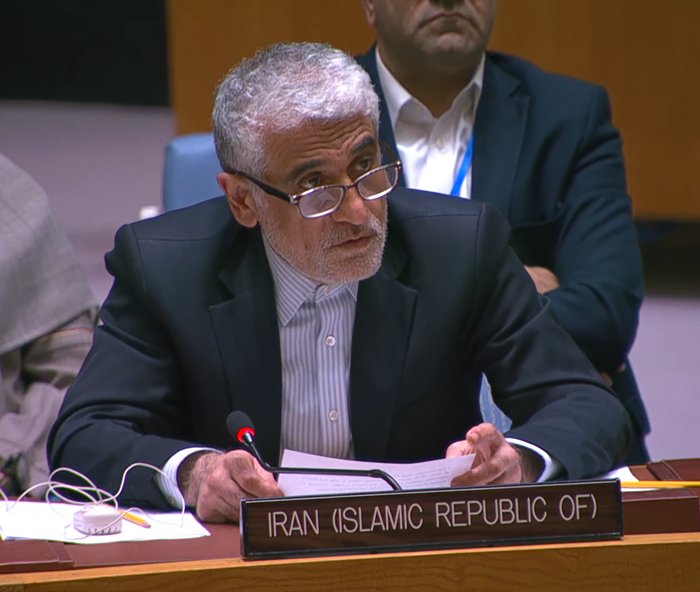 مندوب إيران الدائم لدى الأمم المتحدة أمير إيرواني