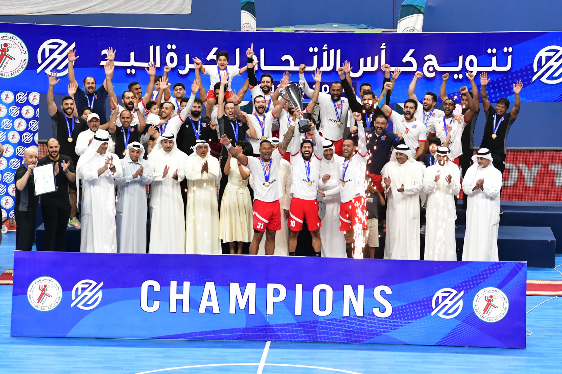 تتويج نادي الكويت بلقب كأس الإتحاد الكويتي لكرة اليد