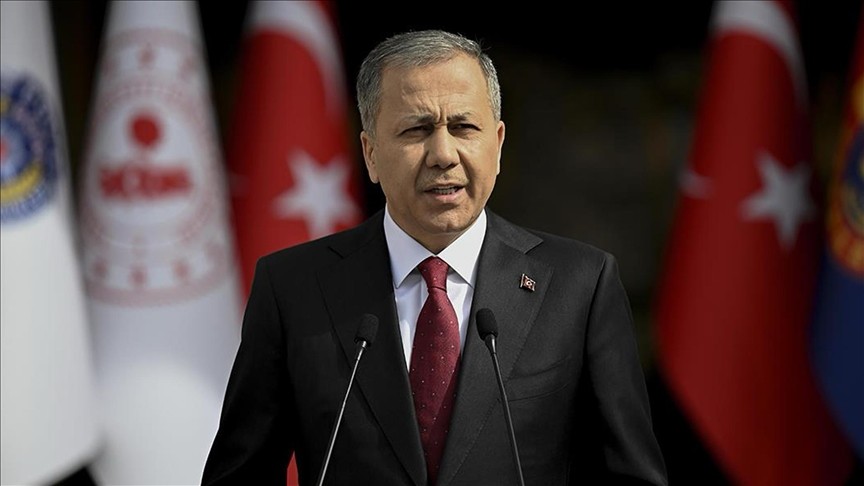 Turkish Interior Minister Ali Yerlikaya