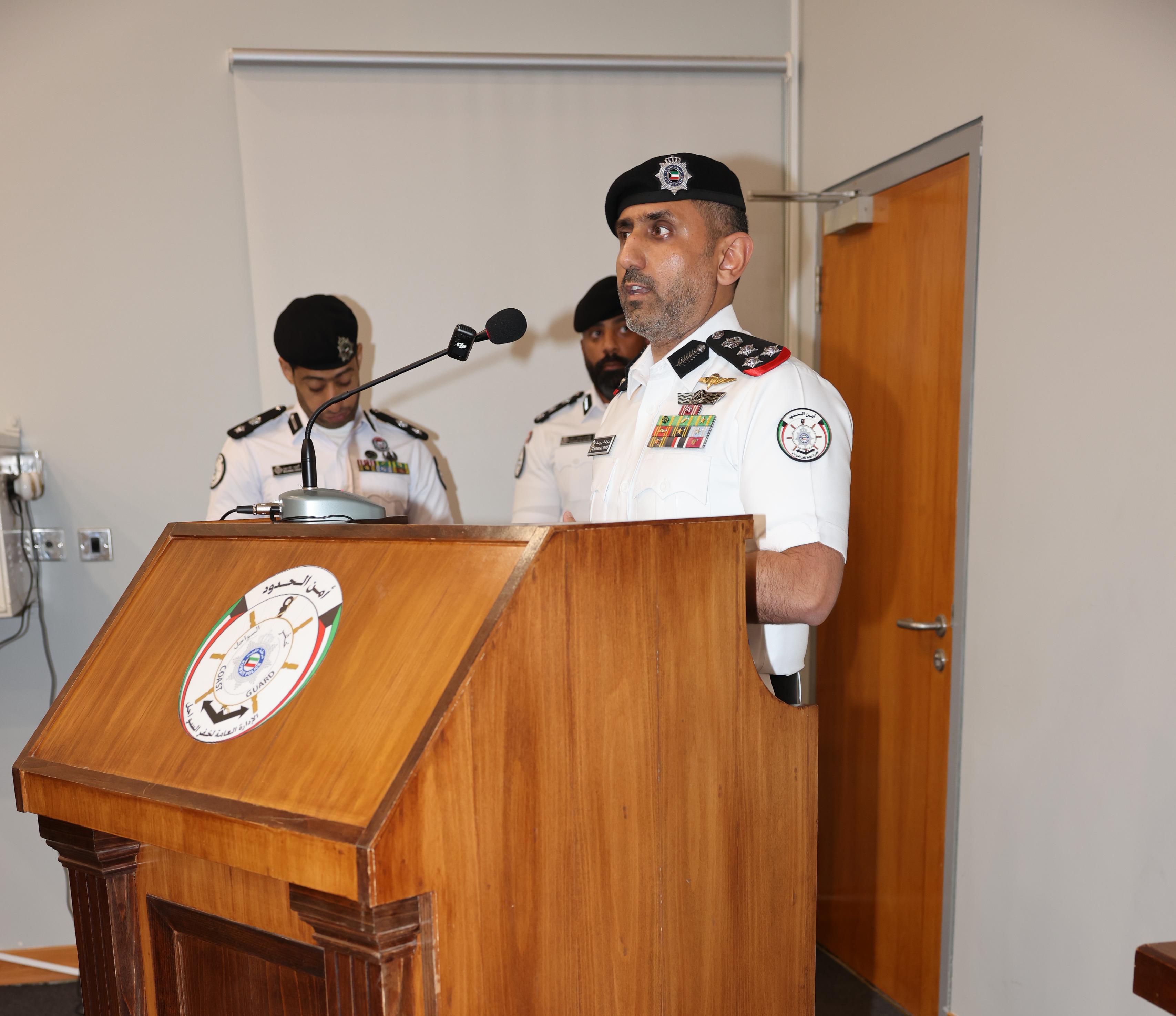 مدير عام الإدارة العامة لخفر السواحل العميد الركن البحري الشيخ مبارك علي اليوسف الصباح