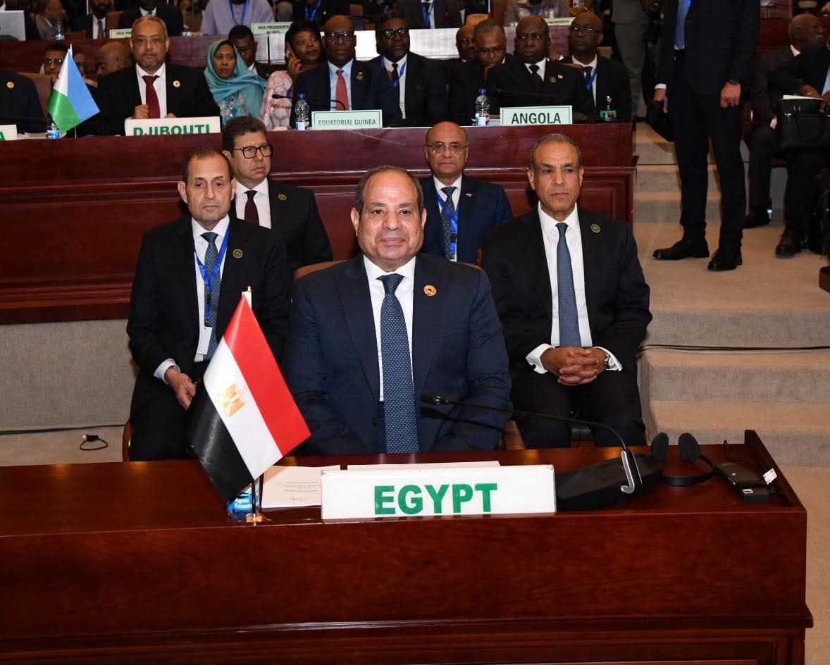 الرئيس عبد الفتاح السيسي يلقي كلمته