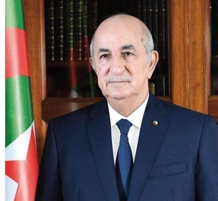 الرئيس الجزائري عبد المجيد تبون