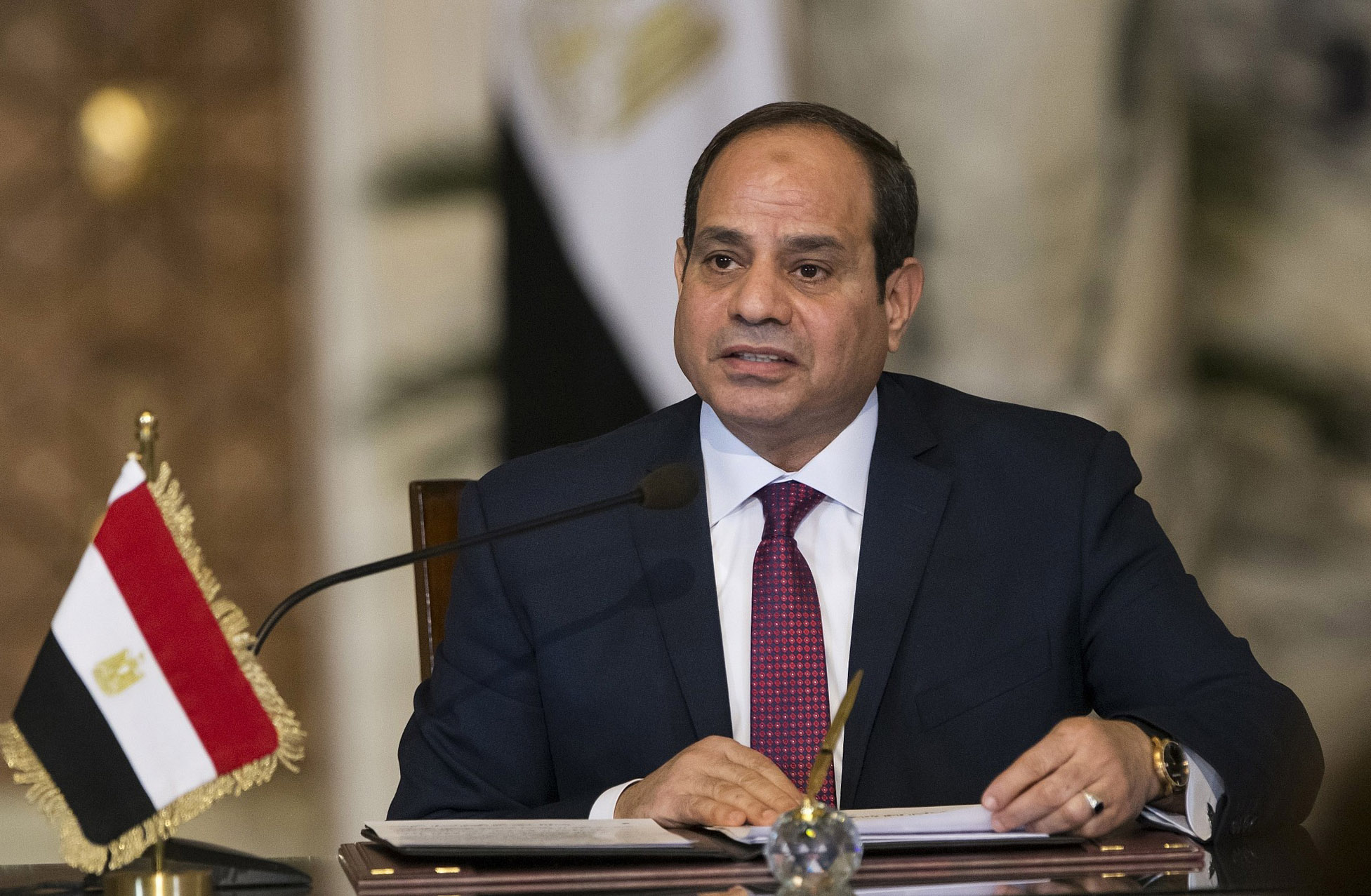  الرئيس المصري عبد الفتاح السيسي