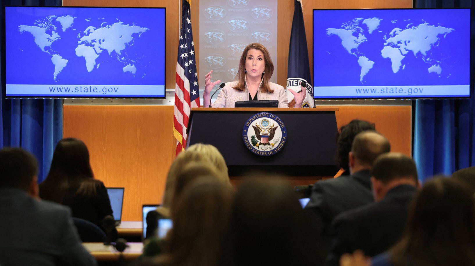 المتحدثة باسم وزارة الخارجية الأمريكية تامي بروس