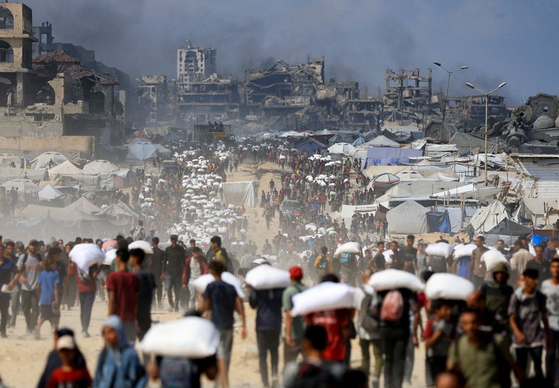 Scores of Gazans starve to death, or get shot while elbowing their way to food