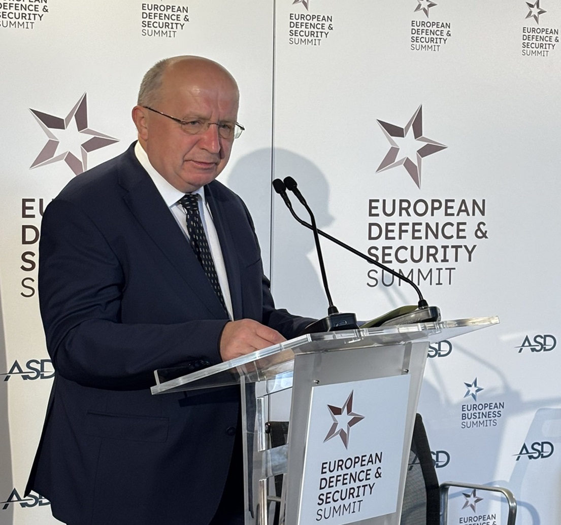 EU Commissioner for Defense and Space Andrius Kubilius