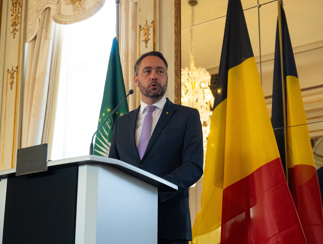 Belgian Foreign Minister Maxime Prevot