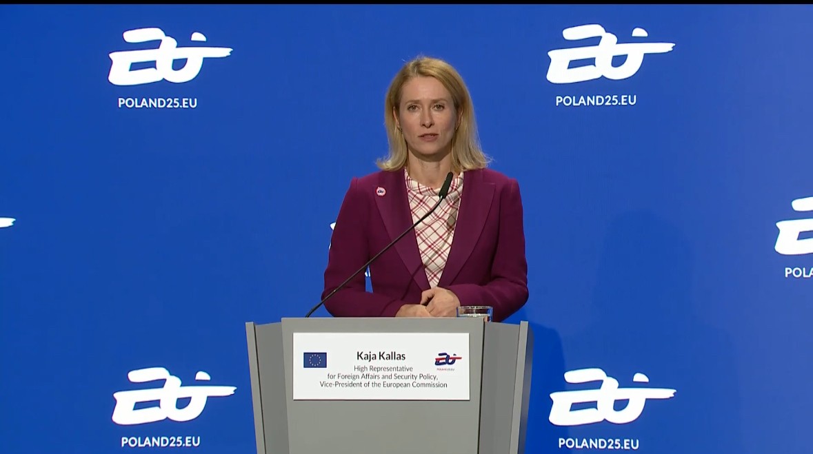 EU High Representative for Foreign Affairs and Security Policy, Kaja Kallas