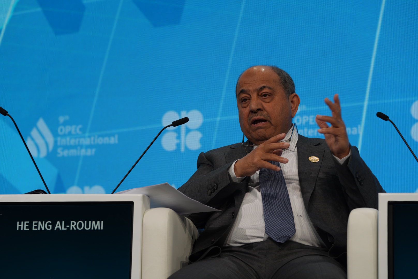 le ministre du Pétrole, Tareq Al-Roumi.