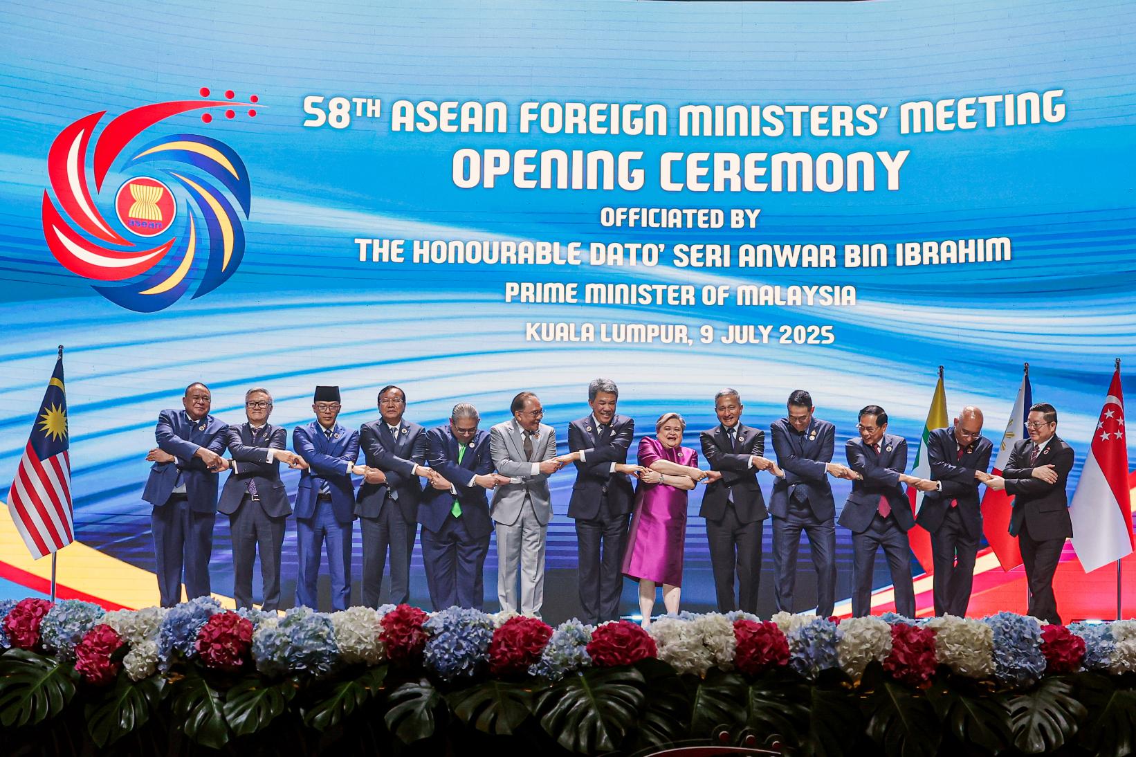 The ASEAN's 58th Foreign Ministers' Meeting in Kuala Lumpur