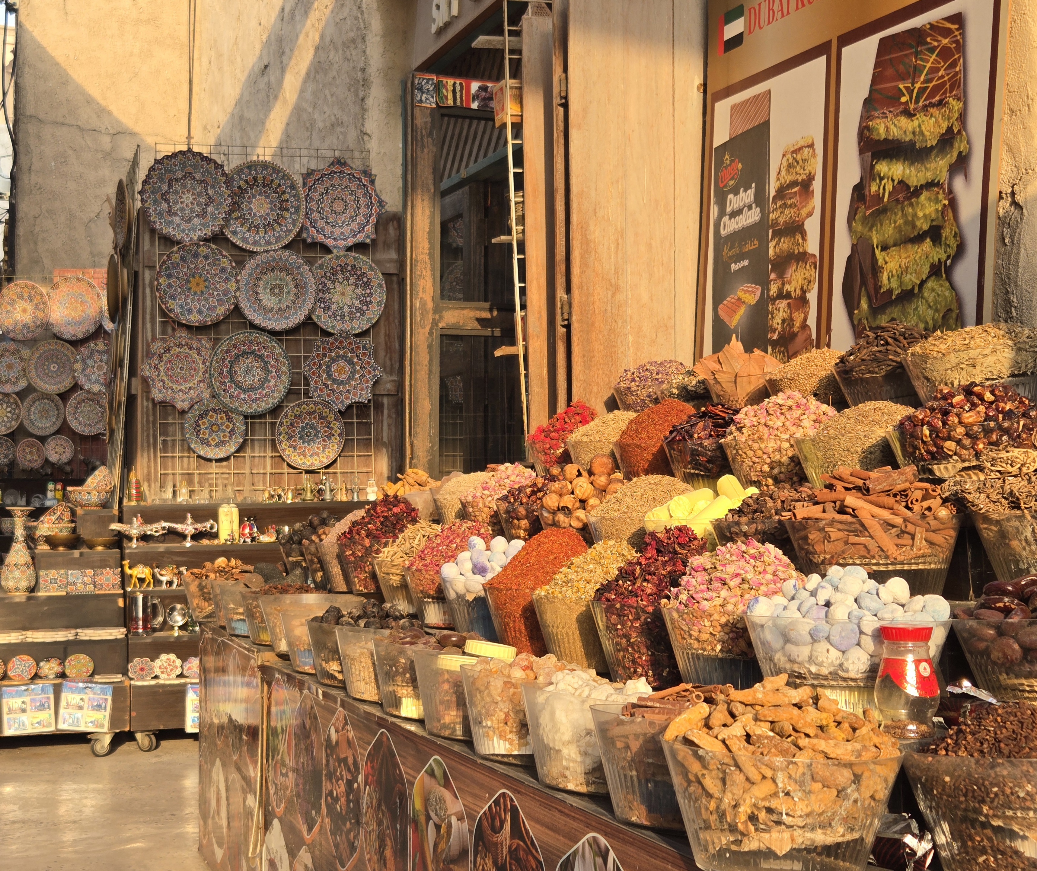 Fragrant spices fill up the halls of Al-Fahidi Neighborhood
