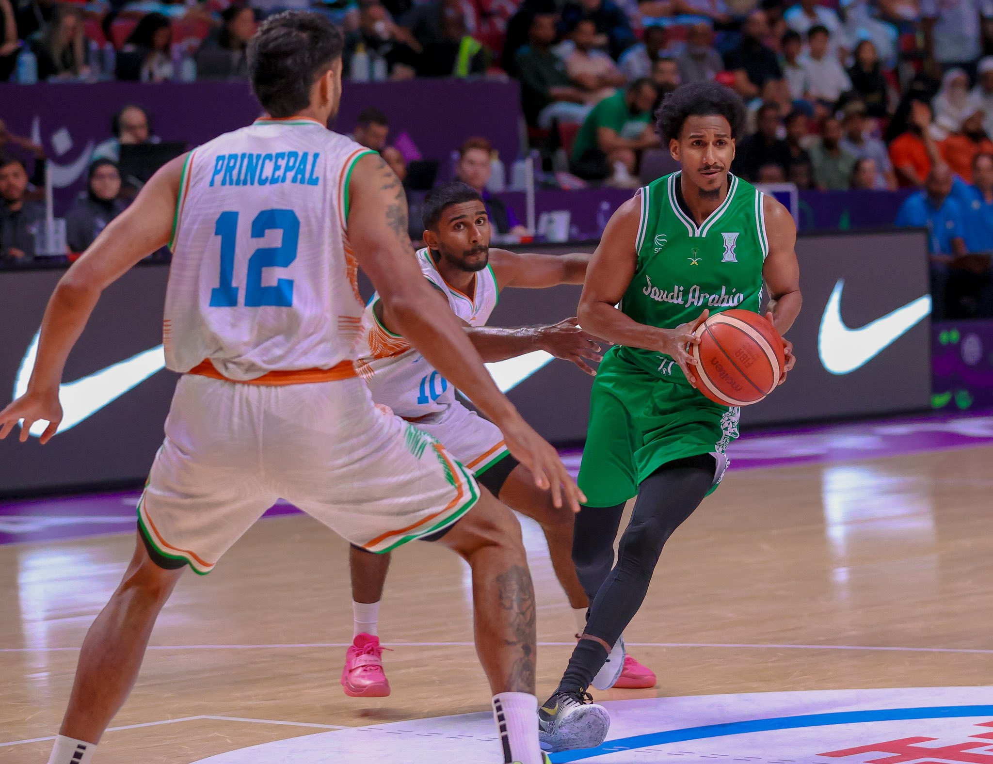 جانب من المباراة