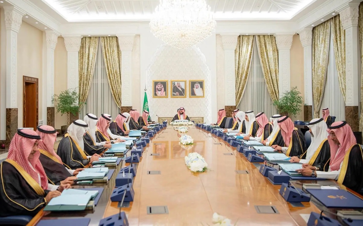 جانب من اجتماع مجلس الوزراء السعودي