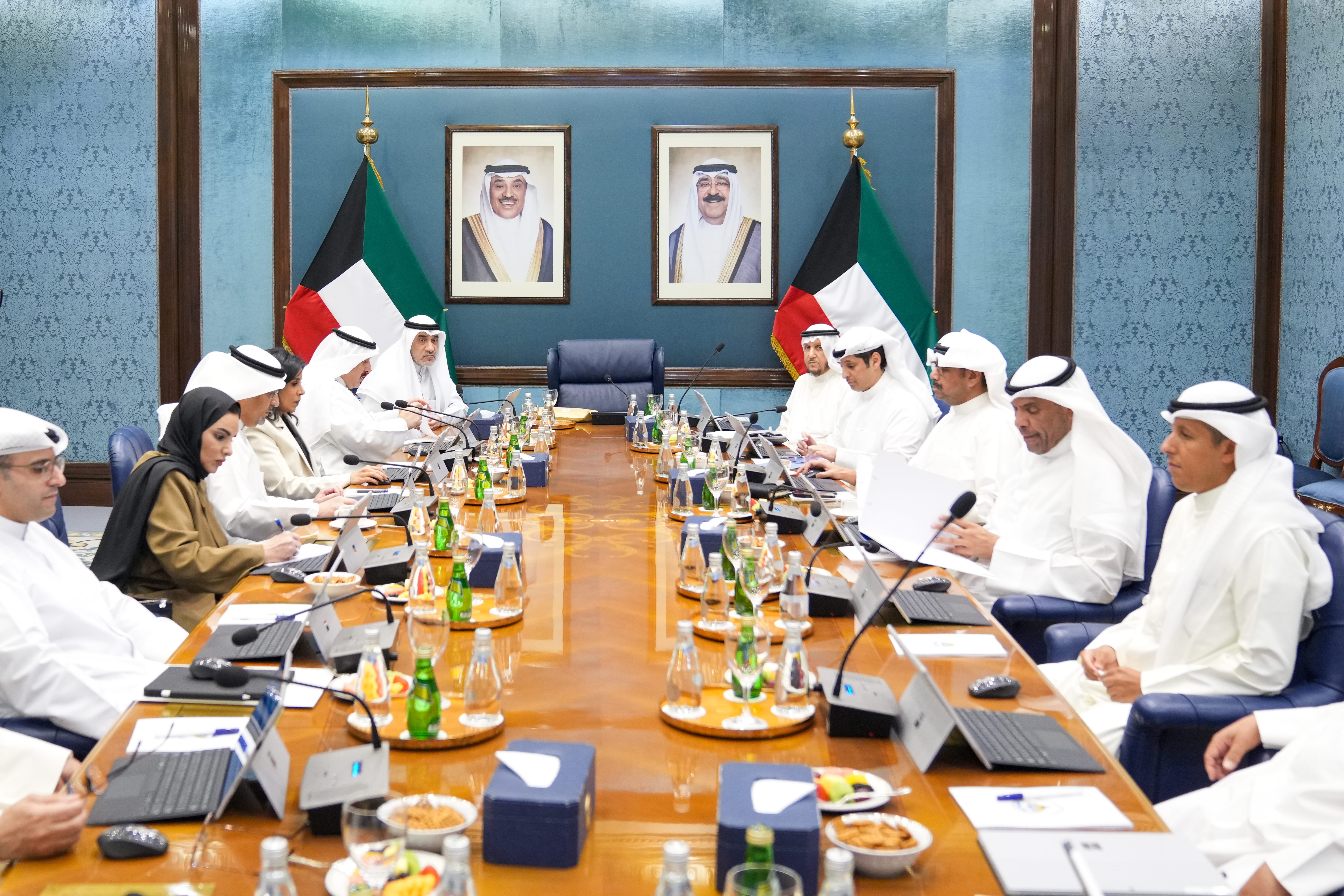 الاجتماع الاسبوعي لمجلس الوزراء