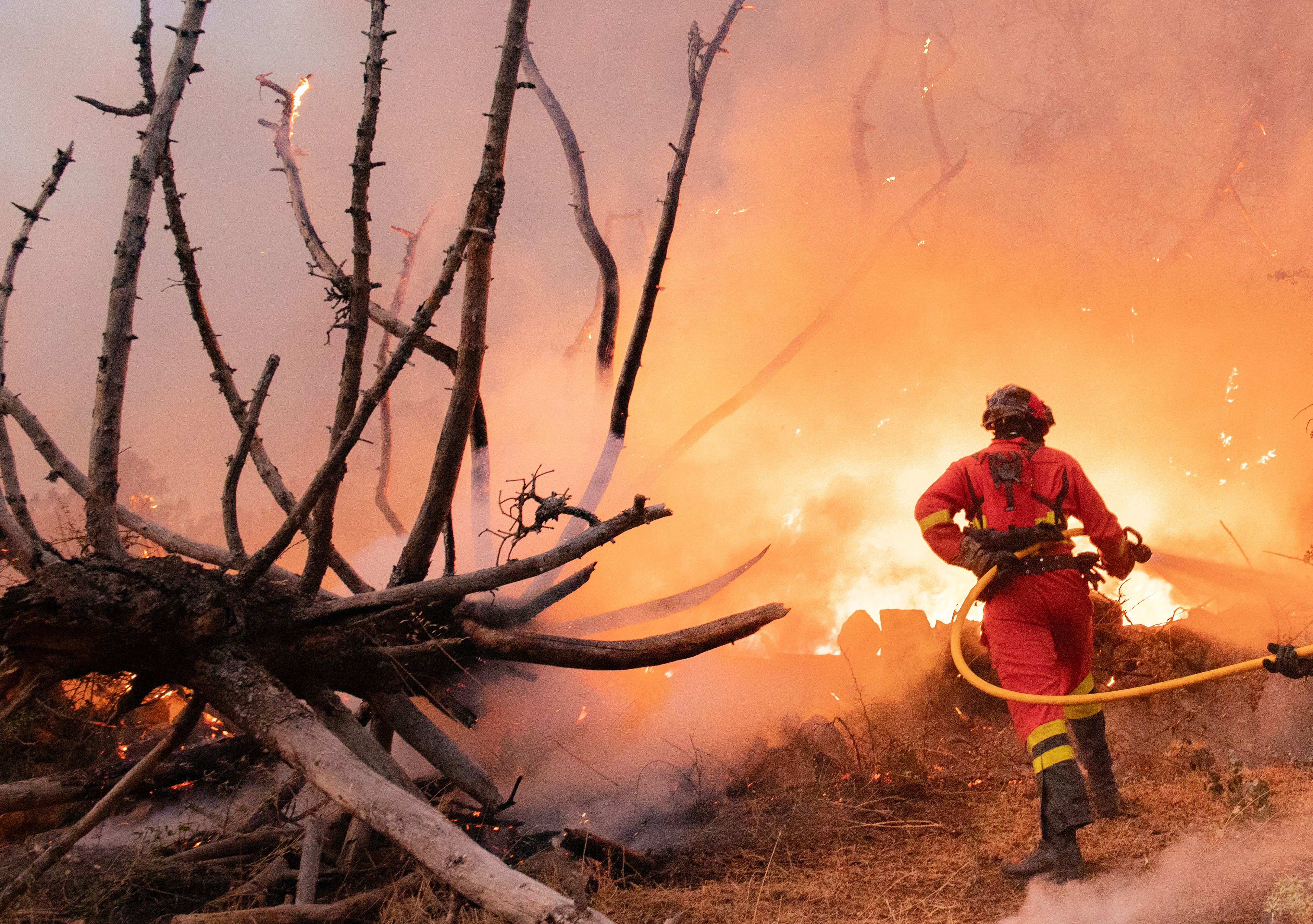 موجة حرائق تجتاح إسبانيا