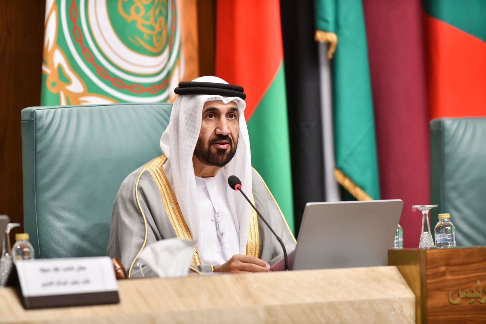 Le président du Parlement arabe, Mohammed Al-Yemahi