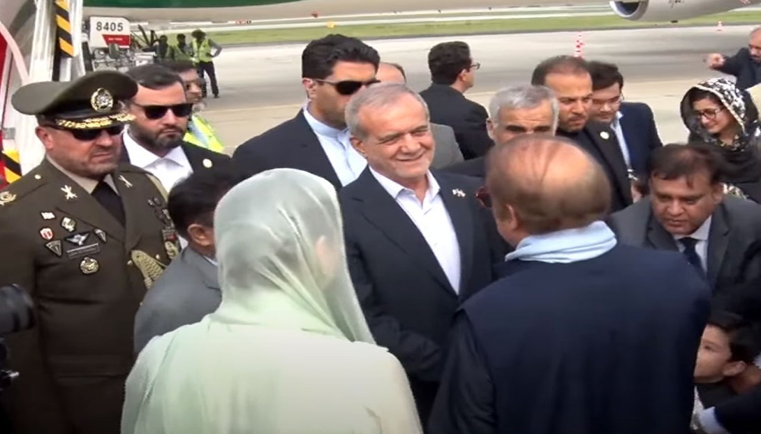 Iranian Pres arrives in Pakistan on two-day visit