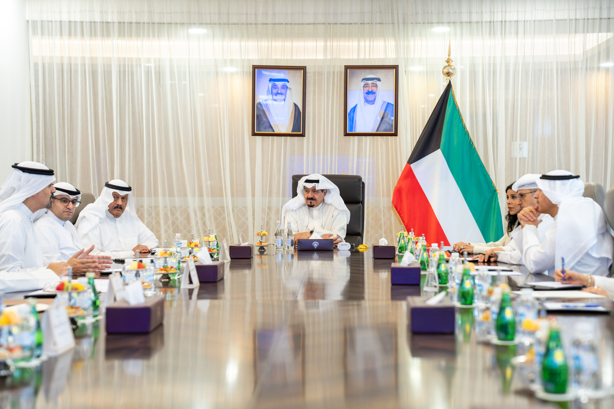 سمو رئيس مجلس الوزراء سمو الشيخ أحمد عبدالله الأحمد الصباح يترأس اجتماعا للجنة الوزارية لمتابعة الموقف التنفيذي للاتفاقيات ومذكرات التفاهم بين الكويت والصين