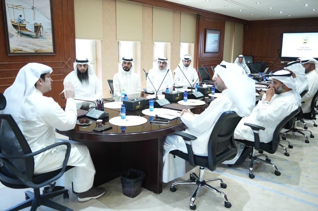 Kuwait's Minister of Information and Culture with ministry leaders