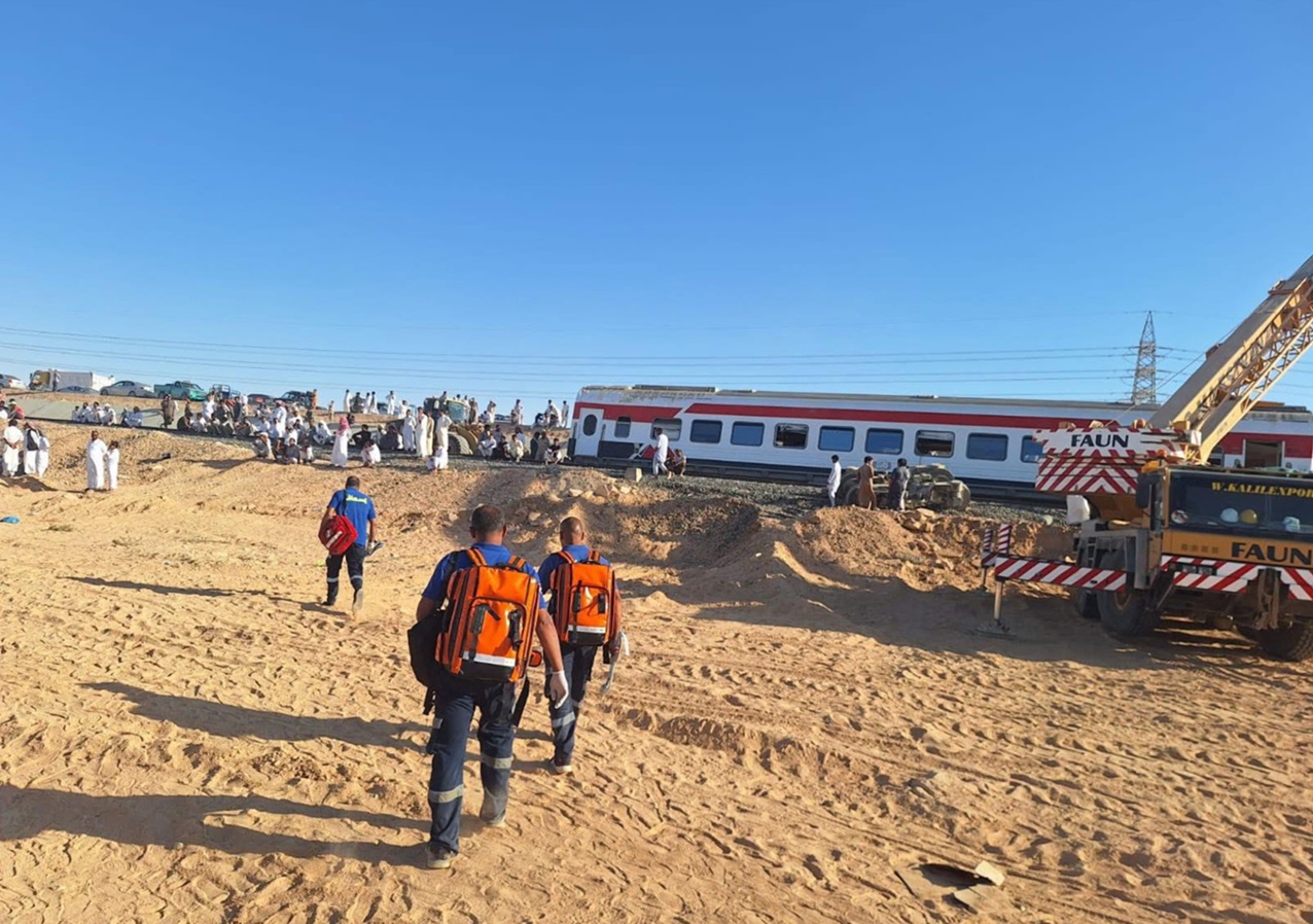 Three people die in train accident in Egypt